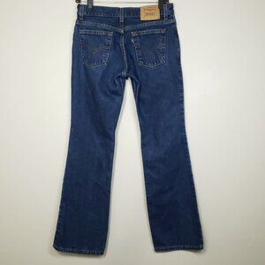 Levi's 518 Womens USA Y2K Boot Cut Jeans 29x31 Medium/Dark Wash